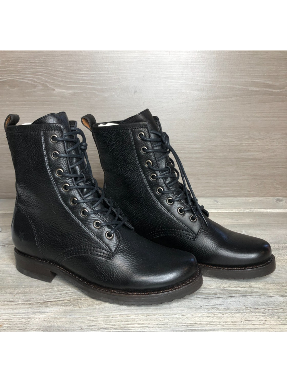 Frye Veronica Combat Boot Black Women's Size 7 NIB